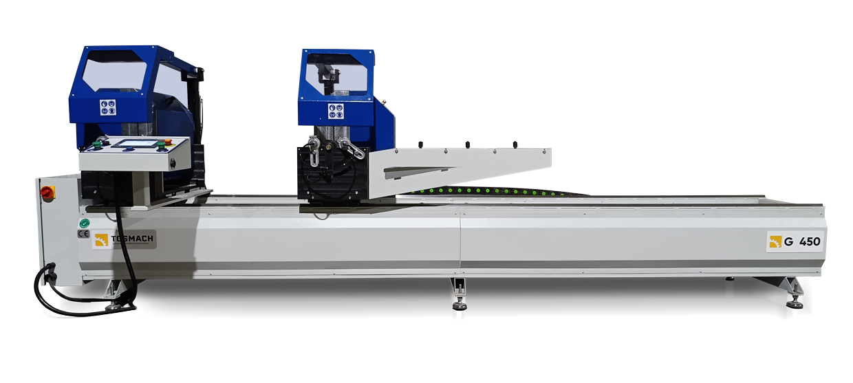 double head aluminium cutting machine